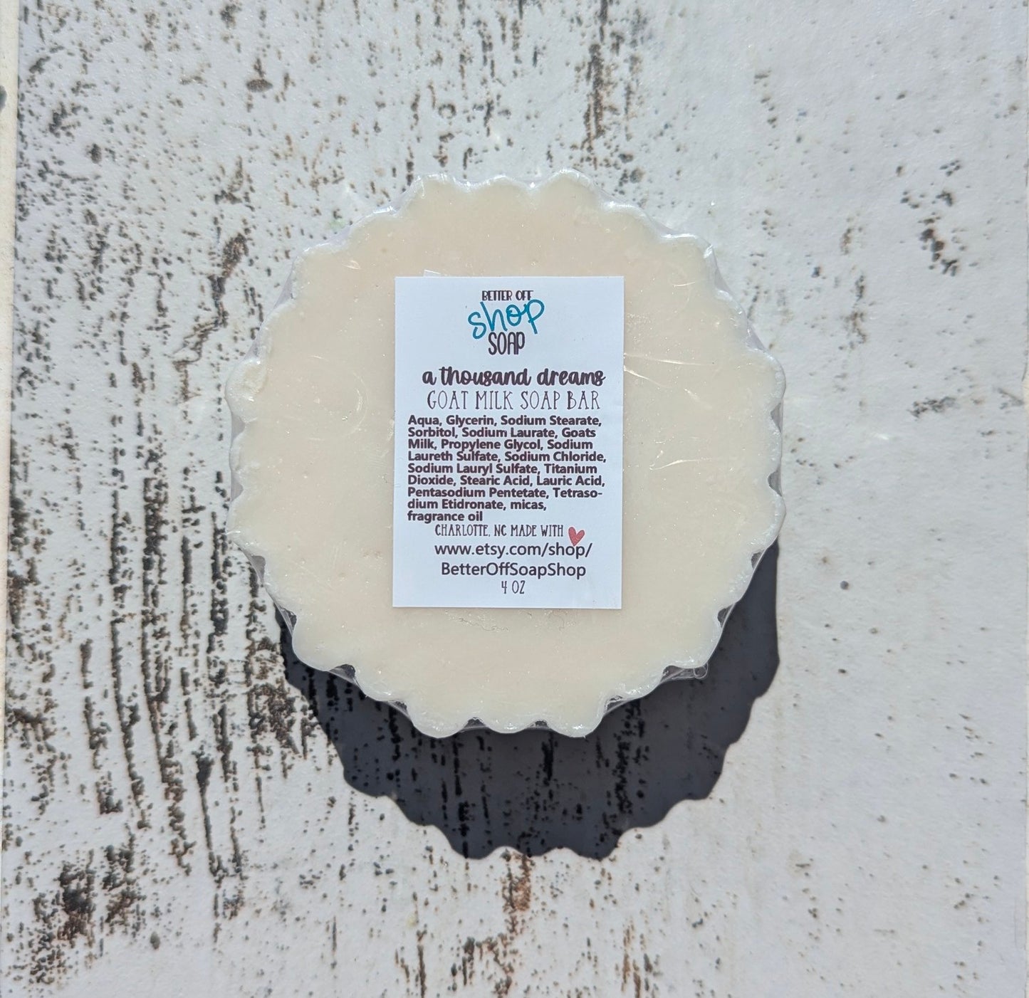 Daisy Fruity Scented Goat Milk Soap Bar