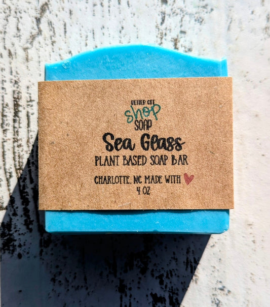 Sea Glass Plant Based Cold Process Soap Bar