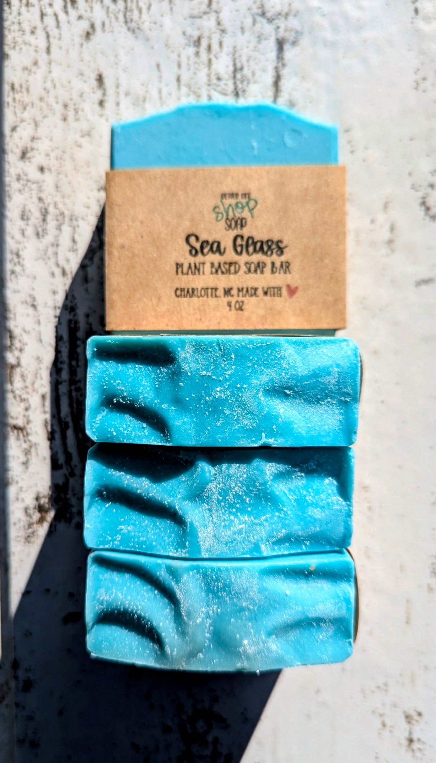 Sea Glass Plant Based Cold Process Soap Bar