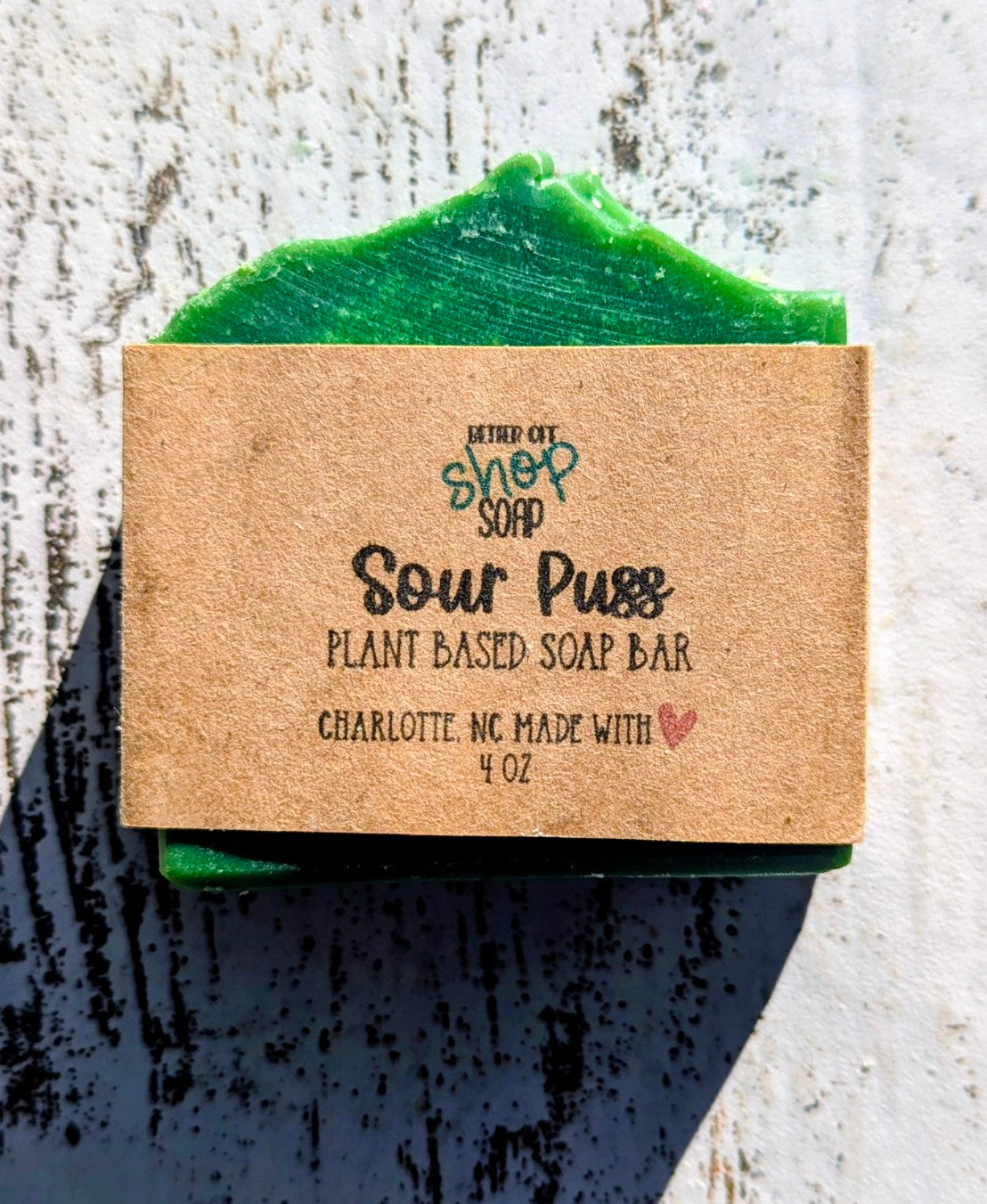 Sour Puss Cold Process Soap Handmade Vegan Soap Bar