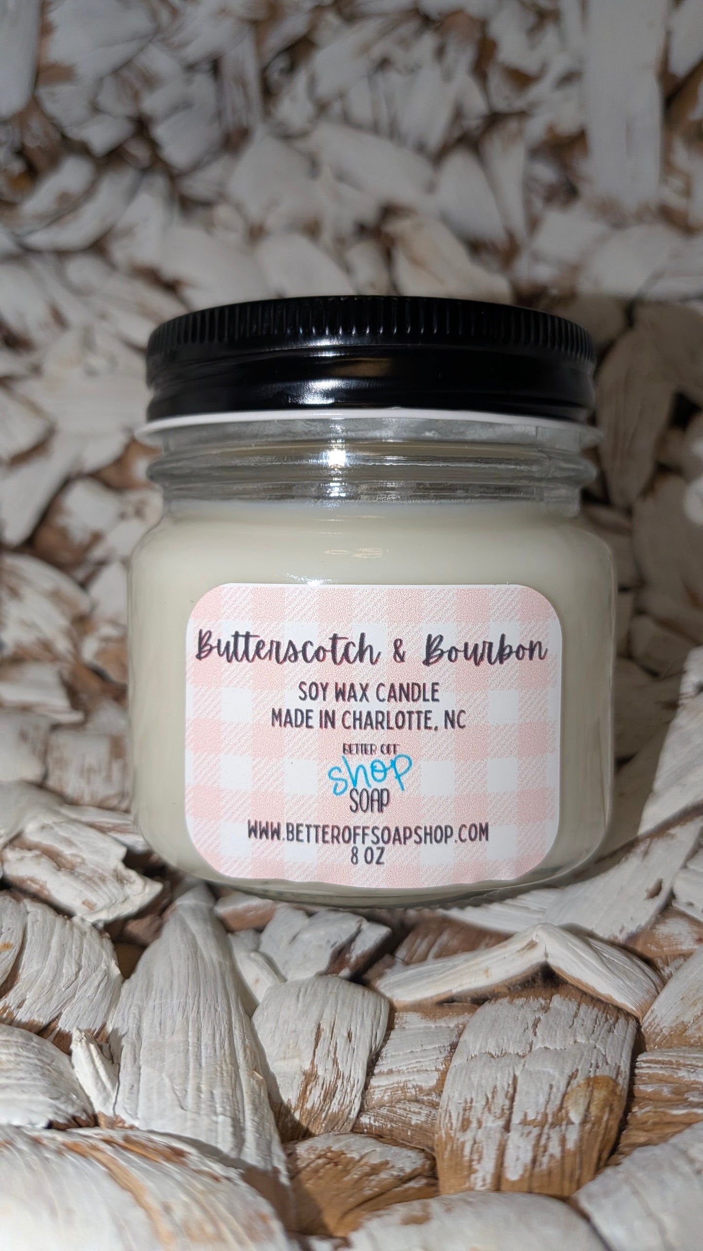 Butterscotch & Bourbon Soy Wax Candle