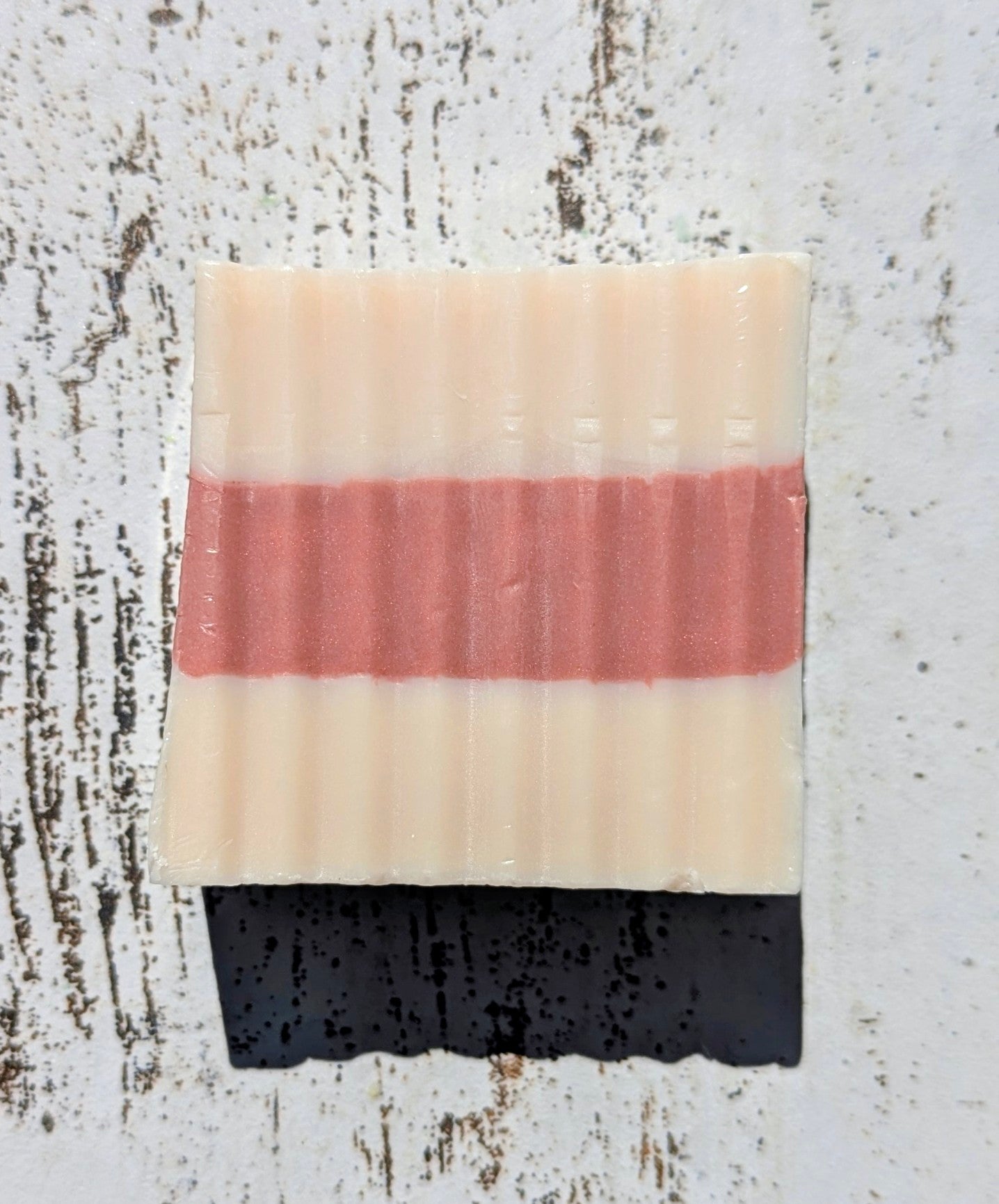 Twisted Peppermint Stripe Goat Milk Soap Bar