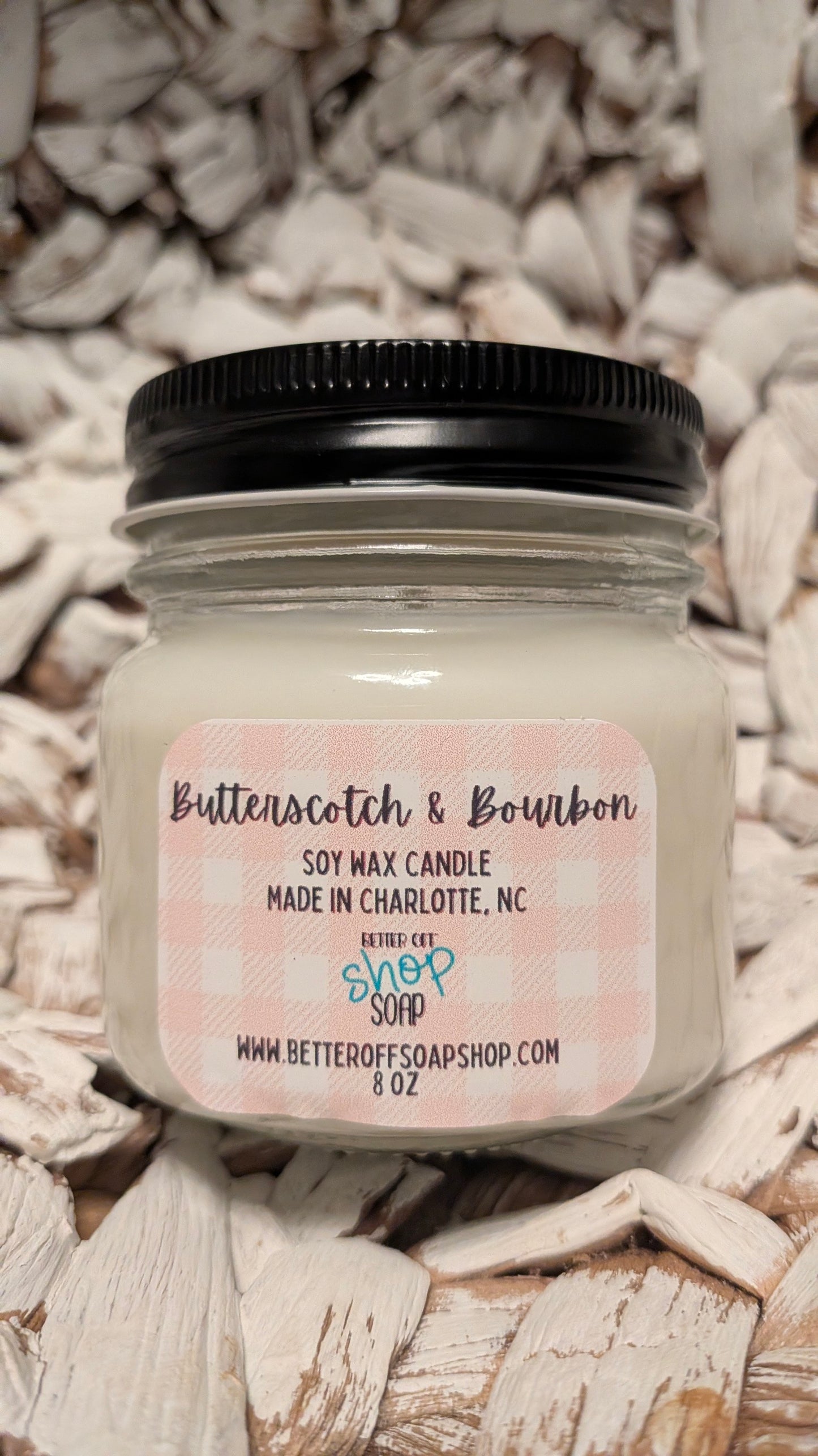 Butterscotch & Bourbon Soy Wax Candle