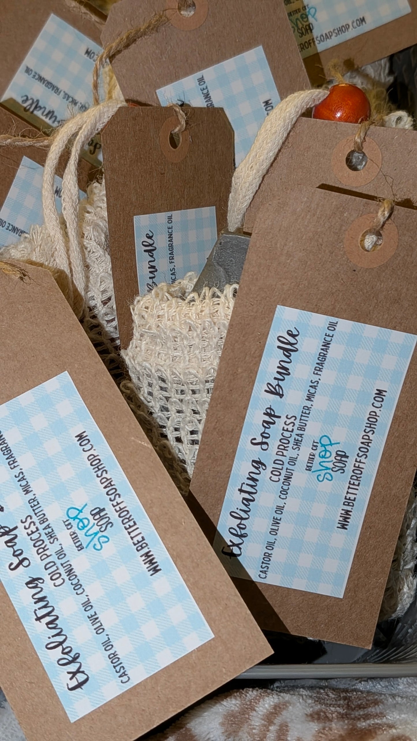 Sisal Soap Bags