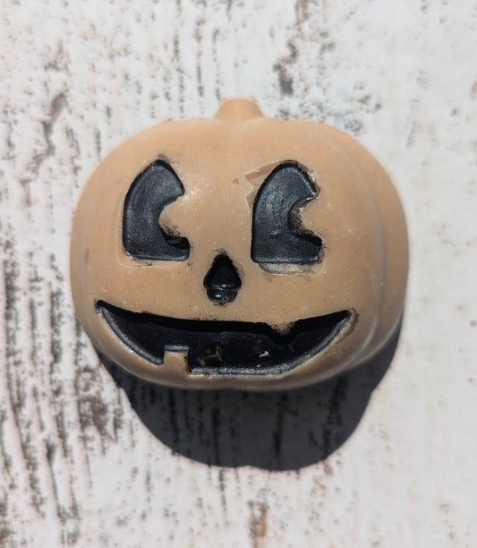 Jack-O-Lantern Cold Process Vegan Soap Bar