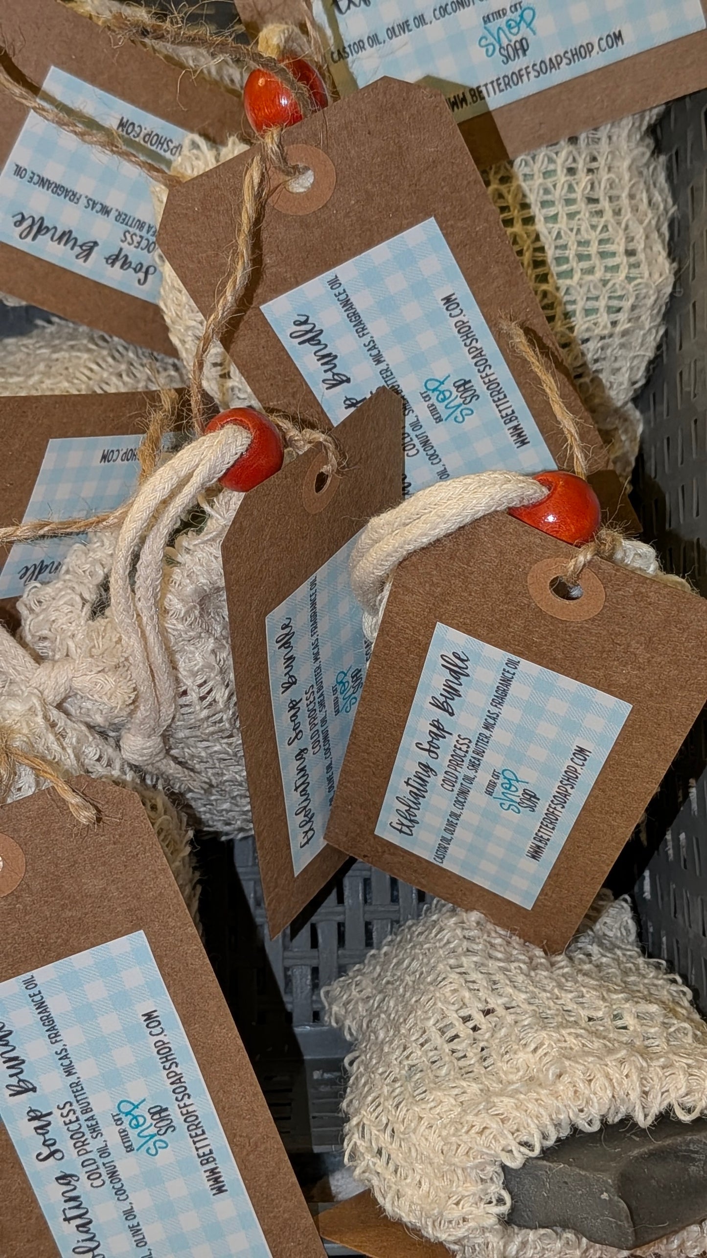 Sisal Soap Bags