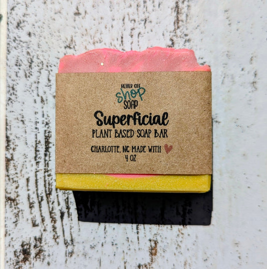 Superficial Fruity Floral Handmade Vegan Soap Bar 2nd Batch